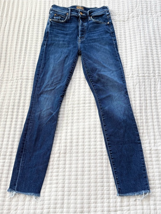 MOTHER Denim - MOTHER The Stunner Ankle Fray Jeans 25 Button Fly Raw Hem